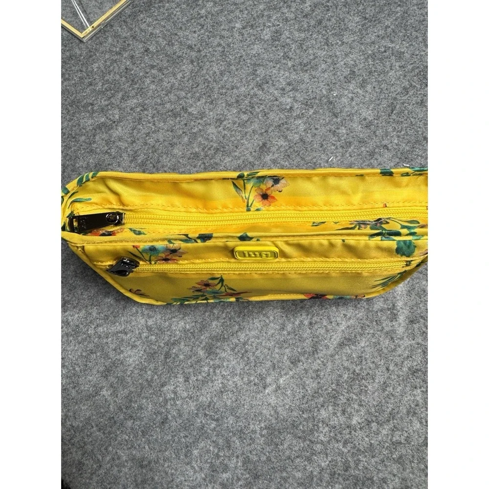Lug Parasail Cosmetic Bag Case Flowers‎ Yellow